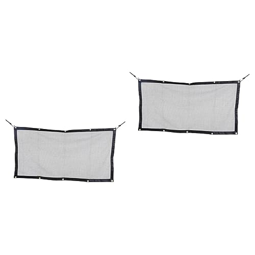 BESPORTBLE 2pezzi Recinto Di Sicurezza Per Cani Rete Separazione Per Auto e Casa Rete Mesh Pieghevole Per Animali Domestici Facile Da Installare e Resistente Nero