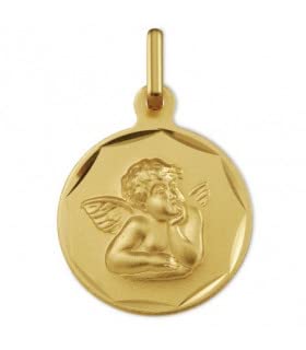 Médaille Or Jaune ANGE RAPHAEL Argyor : Cadeau Baptême et Communion