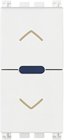 Vimar 19196.B Arké Electronic Central Switch Quid for Roller Blinds Cosφ 0.6 2A 220-240V~50/60Hz Location Memory