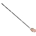 UPKOCH Universal Threaded Mop Handle Replacement Pole, 3-Section Stainless Steel Cleaning Rod with Protective Cover, Commercial Grade Broom Stick for Household and Industrial Use