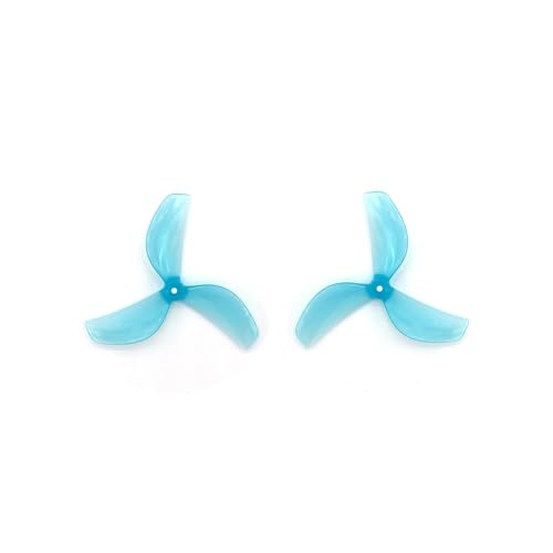 45mm 3 プロペラ T マウント 1mm 1.5mm 0805 モーターと互換性 FPV RC フリースタイル Tinywhoop ドローン DIY パーツ 16 個(8PAIRS BLUE PINK 1.5)