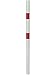 Produktbild Alberts 782467 Absperrpfosten Standard SK | wahlweise in verschiedenen Ausführungen | zum Einbetonieren | weiß | Pfosten-Ø 60 mm | Höhe über Boden 100 cm