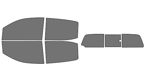 The Tint Effect Precut Window Tint Kit Compatible with GMC Canyon Crew Cab Truck (2015-2022) (Full Truck with 3 Piece Slider Rear: 45%) Automotive Film