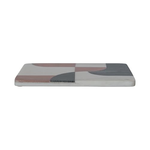 Tabla de cortar rectangular de mármol con diseño abstracto miniatura 7