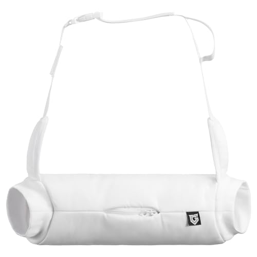 Gridiron Gladiator Football Handwarmer Pouch for Adults - Tactical Hand Muff Warmer - Warming Pouch for Cold Weather - White