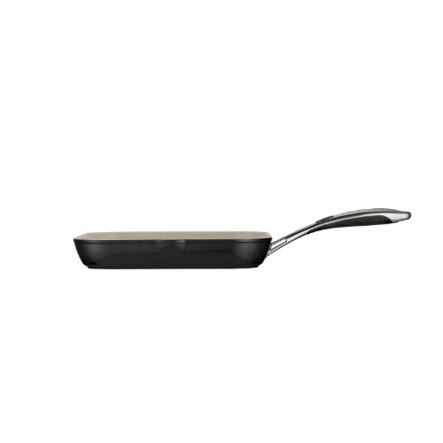 Tramontina Square Grill Pan Gourmet Ceramica Deluxe Aluminum 11-Inch Metallic Black, 80110/023Ds #TOP1