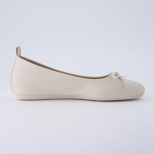 CUSHIONAIRE Women's Windy Hidden Wedge Bow Flat with +Memory Foam and Wide Widths Available4