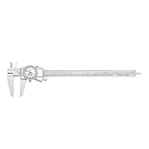 Caliper de cadran Starrett en acier inoxydable durci de 0-12 pouces pour atelier de précision