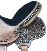 Western Barrel Horse Saddle Racing Wooden Tree Handmade Premium Leather Comfort Horse Trail Equestrian Tooled Carved Horse Riding Saddle Size: 10"-18" inches Seat Available, MO-WBRL-03