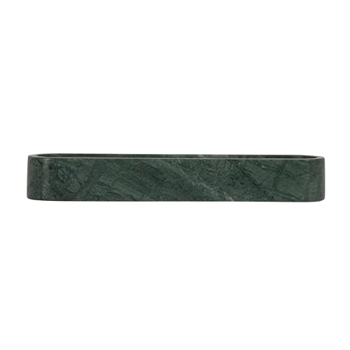 Plat long en marbre vert Creative Co-Op pour centre de table de mariage