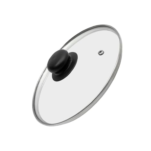 PEBBLE HUG Glass Lids For Saucepan Long-Lasting Use Transparent Design Easy To Clean And Maintain Heat-Resistant Perfect for Cooking Simmering Soups (14cm)