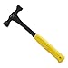Big Horn 15112 16 Oz Magnetic Double Head Cap Nail Roofing Hammer – Dual Magnetic Faces, One-Handed Nail Placement – Single-Piece Forged Steel, Ergonomic Non-Slip Grips – Roofing, Dry-In, House Wrap