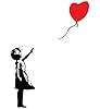 Bang Tidy Clothing Banksy Balloon Girl Tote Bag - Banksy Graffiti Wall Art Girl with Balloon Printed on a Canvas Tote Bag for Women - Shoulder Bag, Reusable Bags for Shopping, Book Bag #5