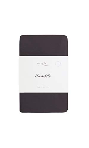 Image of snuggle me Swaddle | Organic Cotton Swaddle Blanket, Soft Stretch, 47 x 47 inches (Sparrow)