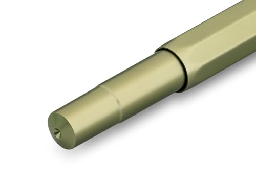 Image of Kaweco COLLECTION Fountain Pen Olivine I Premium Aluminium Fountain Pen with Steel Nib for Ink Cartridges Including Metal Box I Exclusive Pen 12.7 cm I Nib: M (Medium)