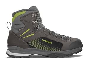 LOWA Herren Trekking Schuhe Vigo GTX 210708 Graphite/Lime 46.5