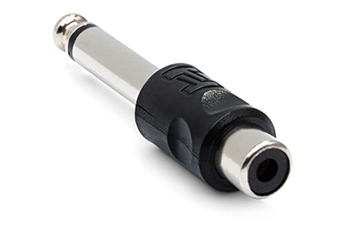 Hosa GPR-101 Adaptadores RCA a 1/4" TS, pack de 10 miniatura 3