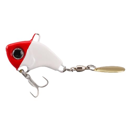 GMBYLBY 5Pcs Fishing Lure Spinner Baits Fishing Lures Spinner Fishing Lures with Hook Sequins Artificial Baits Enduring