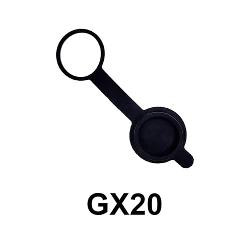 Conectores circulares GX20 con tapa de goma pack de 10 enchufes chasis aviación 3