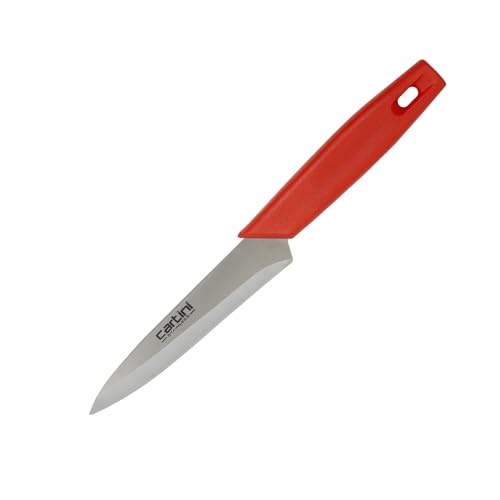 Image of Godrej Cartini Easy Stainless Steel Chopping Knife, Red