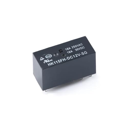 Relé HK115FH DC 5V 12V 24V con convertidor de potencia de 8 pines 1 Uds 3