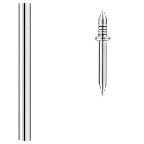 Clavos dobles para zócalos de 1000 piezas con doble cabeza, instalación sin marcas, tornillo de metal para molduras de madera sólida miniatura 6