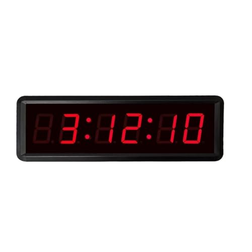 Cronómetro digital con temporizador programable y control remoto miniatura 1
