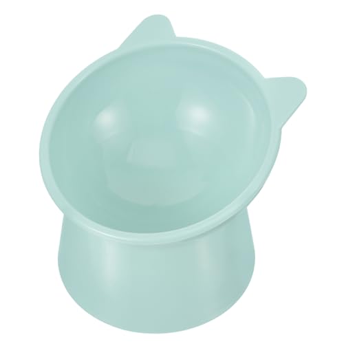 iplusmile 1個 傾斜 フード ボウル 猫 スプーン 給餌器 子犬 水 ボウル なめる ビスケット 子猫 餌 ボウル 上げ ボウル 猫 自動 給餌器 上げ- 猫 餌 と 水 ボウル フィーダー
