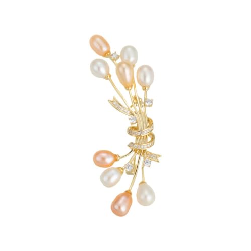 Broche ballon de en perles d'eau douce : le cadeau délicat pour célébrer un moment unique