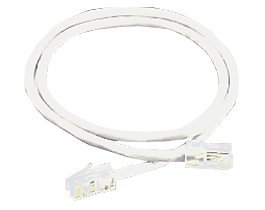 Leviton White Cat 5 1' Patch Cord 1 ft Network Cable Booted 47620-1W