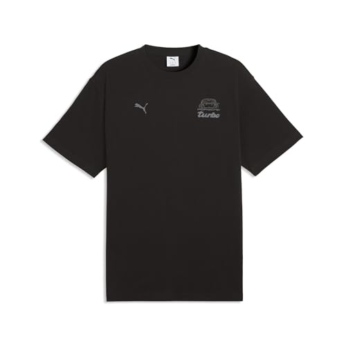 T-shirt Puma Pl Graphic Tee 1 pour homme en coton noir