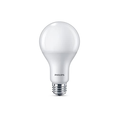 Philips Led Basic Frosted Non-Dimmable A19 Light Bulb - Eyecomfort Technology - 1500 Lumen - Daylight (5000K) - 13.5W=100W - E26 Base - Indoor - 4-Pack #TOP2