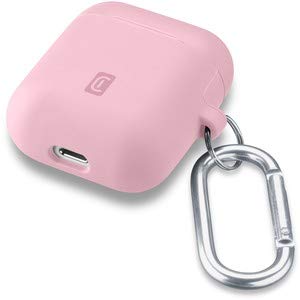 Amazon | Cellularline ブランド AirPods ケース カバー カラビナ