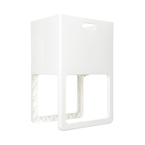 Panier à linge sale en plastique rétractable pour petits espaces