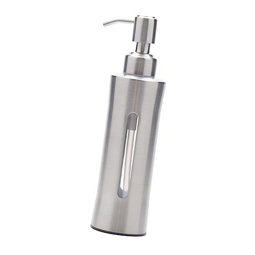 Alipis Jabón Inoxidable con Bomba de Presión Botella Jabón de Manos Cocina y Recarga