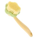 Cabilock Wäschebürste aus Buchenholz Abnehmbare Schuhreinigungsbürste Ergonomischer Griff für Kleidung und Schuhe Sanfte