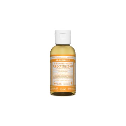 DR. BRONNER'S 18 USI IN 1 CITRUS ORANGE DETERGENTE VISO, CORPO, CAPELLI FRAGRANZA ARANCIA 60 ML