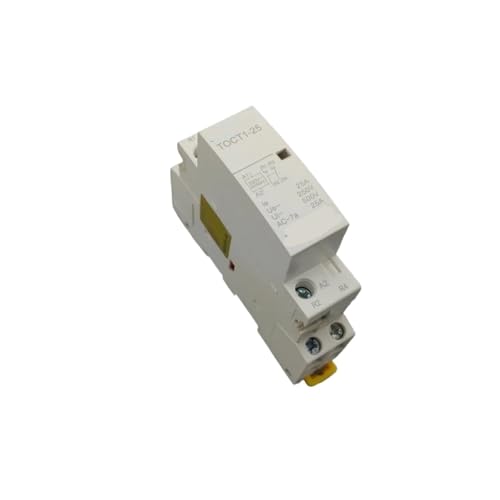 Contacteur modulaire TOCT1 2P 25A 110V avec bobine 50/60Hz pour tableau électrique domestique