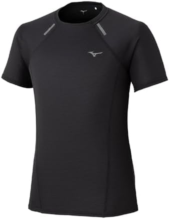 （11:00時点） [ミズノ] ランニングウェア ランニング ドライエアロフロー Tシャツ [メンズ] 高通気 J2MAD003 メンズ ブラック S