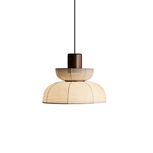 Lampe à suspension Wabi-sabi en tissu pour créer un salon de thé zen