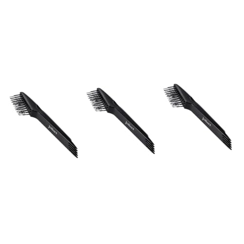 Beatifufu 3pcs Plastic Comb Cleaning Tool Brush Cleaner Hair Brush Wet Hair Detangler