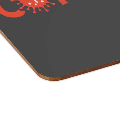 Sets de table noirs en liège 39,5x28,5 cm grand format | Lot de 4 - 4