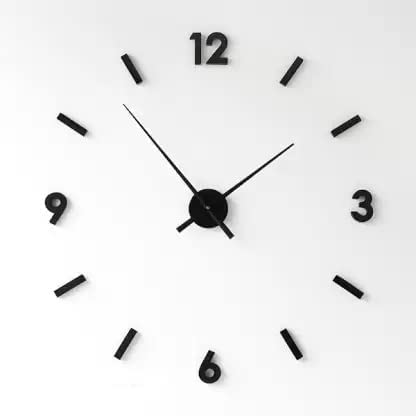 INLERA Analog 70 cm X 70 cm Imported Acryalic Wall Clock Adjustable Size (Black, Without Glass) (DIY Clocks)-image-10