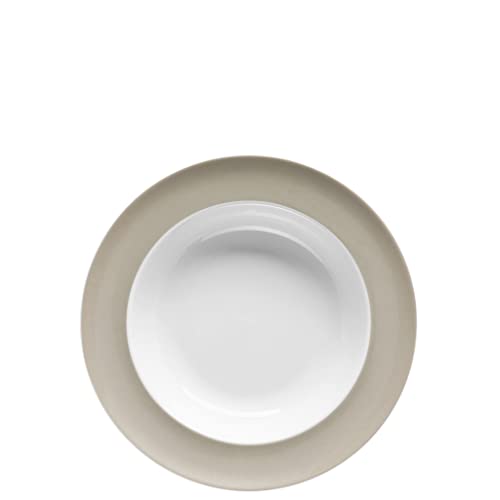 Thomas Rosenthal - Piatto fondo Sunny Day Greige – Beige – Grigio Ø 23 cm