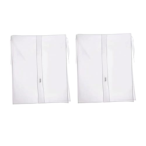 Garneck 2pcs Suit Cover Storage Bag Portable Hanging Garment Protector for Formal Clothes and Suits for Home Organization and Travel