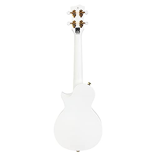 Enya Nova U 23″Ukulélé de concert Blanc – En fibre de carbone – Avec kit pour débutant comprenant des leçons en ligne, un cas, une sangle, un capodastre et des cordes (NOVA U/MF) - Les Beatles, Paul McCartney, John Lennon, RIngo Starr, George Harrison Enya Nova U 23"Ukulélé de concert Blanc – En fibre de carbone – Avec kit pour débutant comprenant des leçons en ligne, un cas, une sangle, un capodastre et des cordes (NOVA U/MF) – Image 3