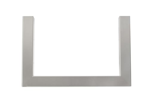 Bull Outdoor Products Premium Components for Outdoor Kitchen BBQ Island Stainless Steel Finishing Frame - Double Side Burner/Searing Station with Reveal