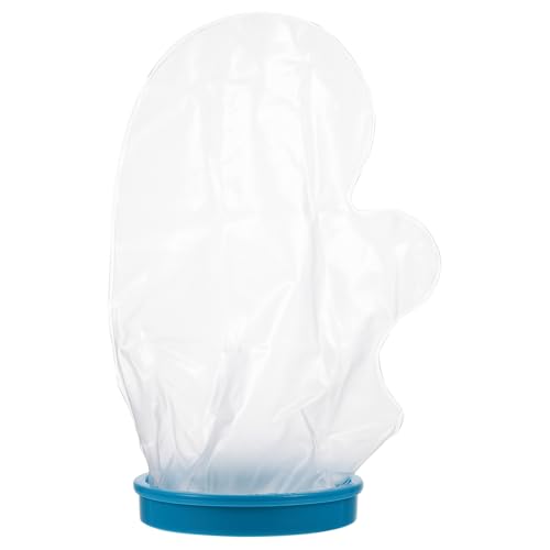 Healeved Shower Waterproof Cast Sleeve 1 Pc Reusable Sealed Cast Bag for Hand Bandage Plaster (Sky)