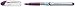 Schneider Slider Basic XB (Extra Broad) Ballpoint Pen, 1.4 mm, Transparent Barrel, Violet Ink, Box of 10 Pens (151208)