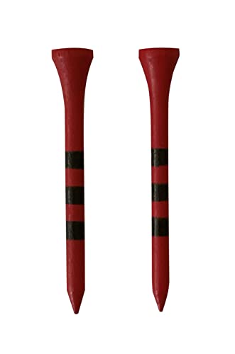 Golf Tees Etc. 2 3/4C` & 3 1/4C` ؐSteB[ xXgCvt - 100pbN (bh/ubN܂̓zCg/ubN) (2 3/4C`Abh/ubNXgCv)